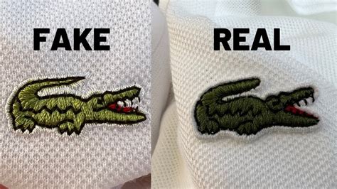 real vs fake lacoste bag|lacoste counterfeit.